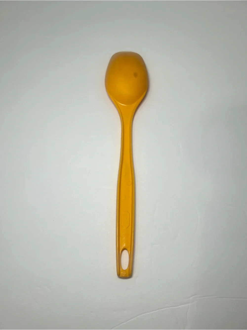 FOLEY Nylon Serving Spoon Yellow Orange Retro Kitchen Utensil 70s MCM Vintage